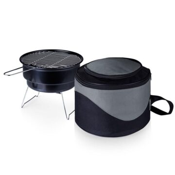 Caliente Portable Charcoal Grill & Cooler Tote