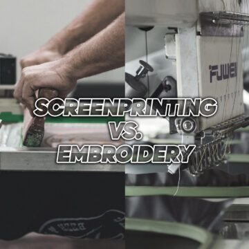 a screen printing machine and an embroidery machine